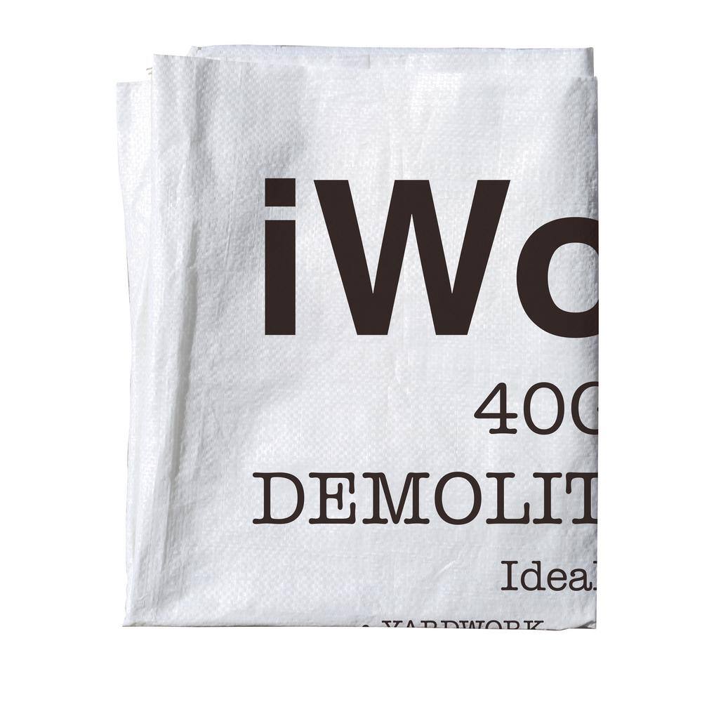 iWork 40 Gal. Contractor Trash Demolition Bags (20-Count) 83-658-220