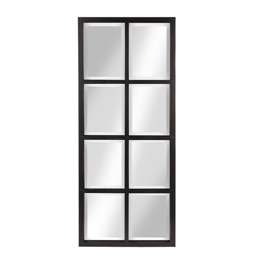 Porch   Den Cottonwood 8 pane Window Framed Wall Mirror   17x42