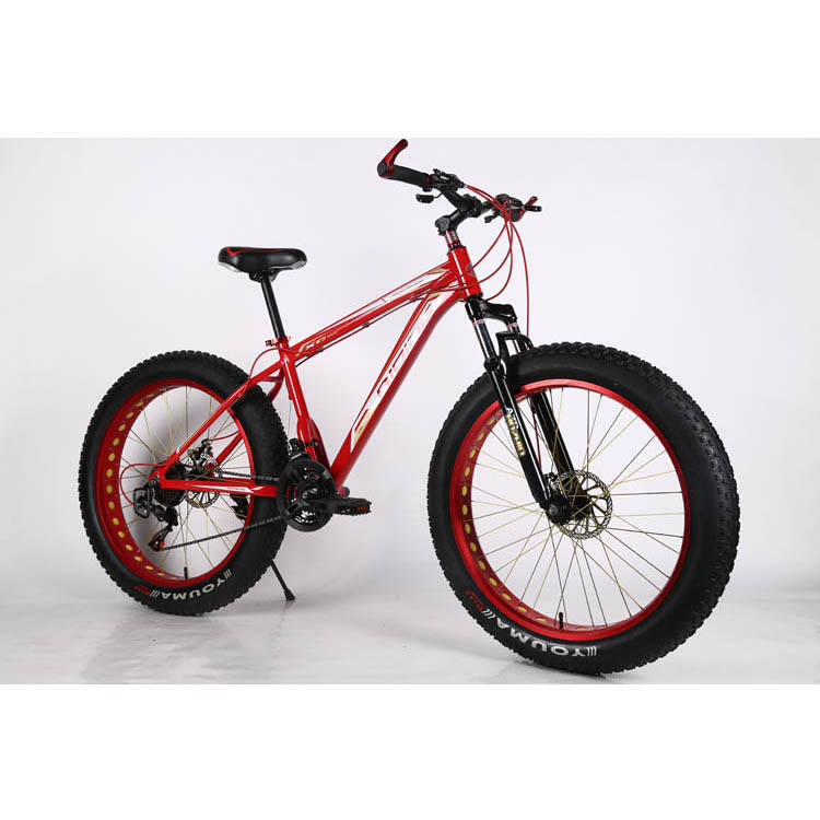 2023 Factory Wholesale bicycle 26 inch 21 speed mountainbike 4.0 tire Bicicletas MTB bike snow bicycle fat tire bike with cheap price