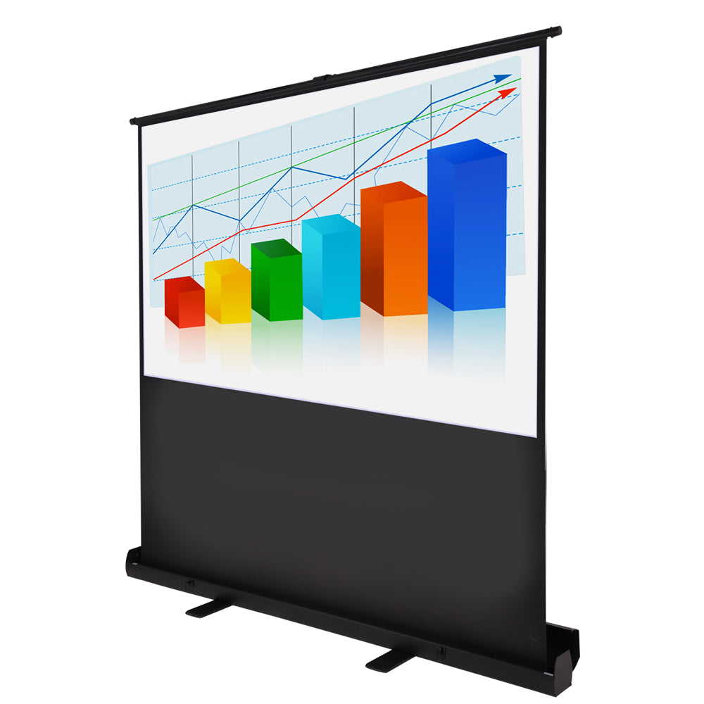 InstaHibit Floor-Standing Pop Up Projector Screen 60