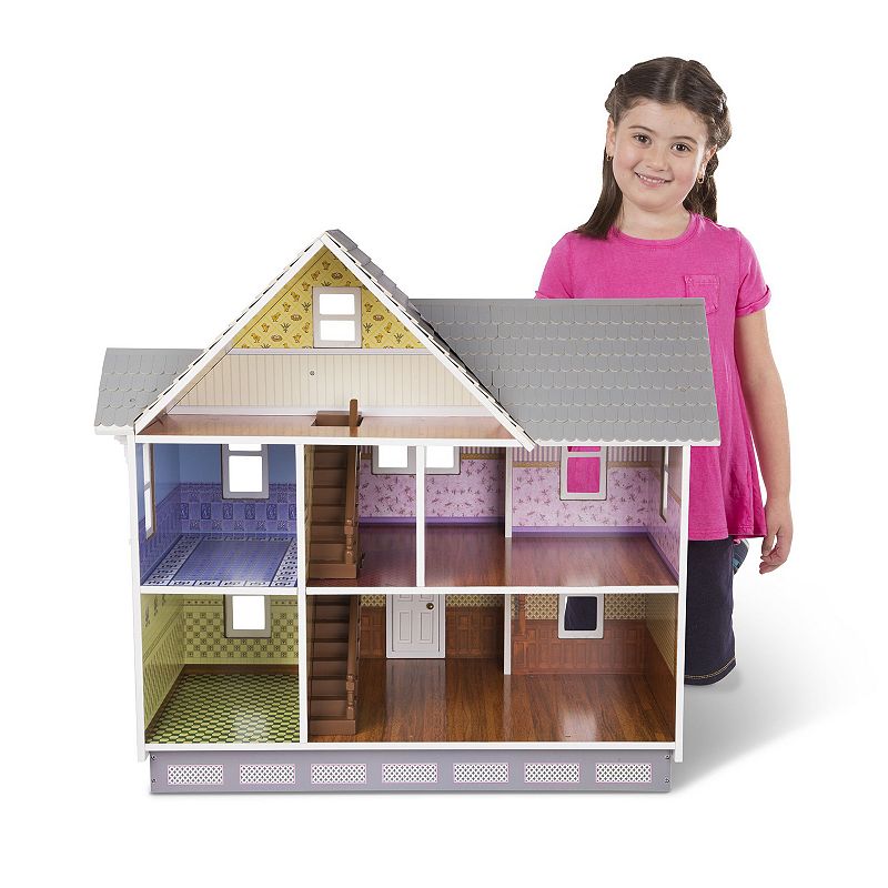 Melissa and Doug Classic Heirloom Victorian Wooden Dollhouse