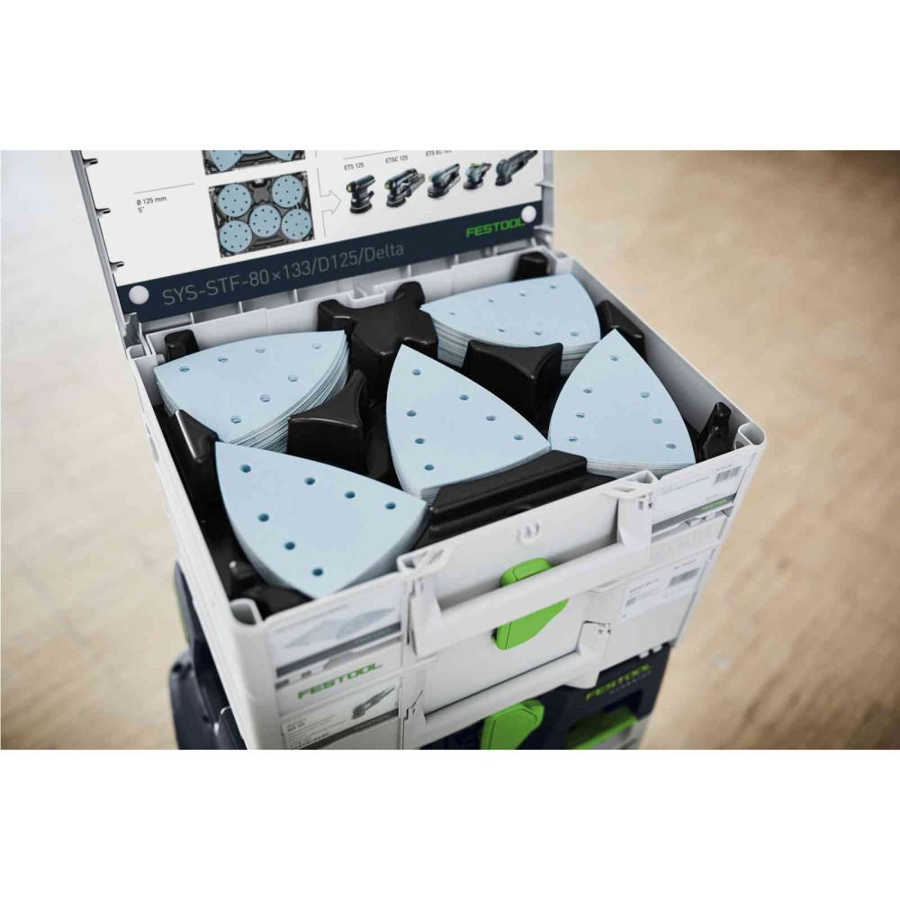 Festool SYS3 STF 80and#215;133/D125/Delta Abrasive Systainer