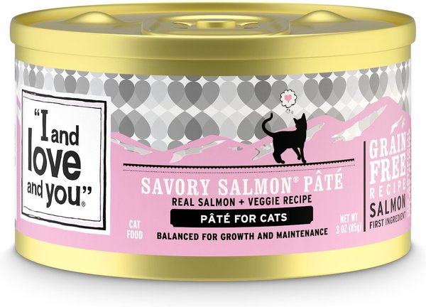 I and Love and You Savory Salmon Pate Grain-Free Canned Cat Food