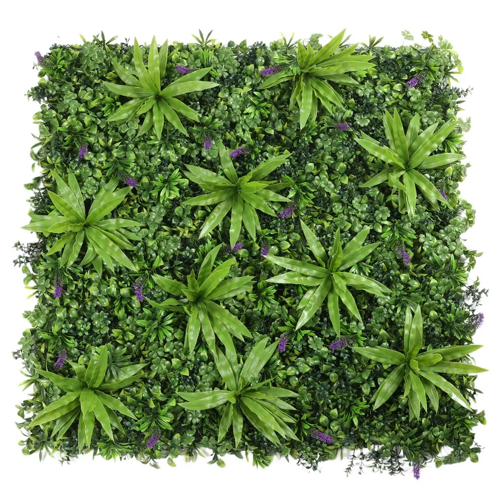 3D 1X1 meter artificial plant grass wall panels hedge garden supplies factory