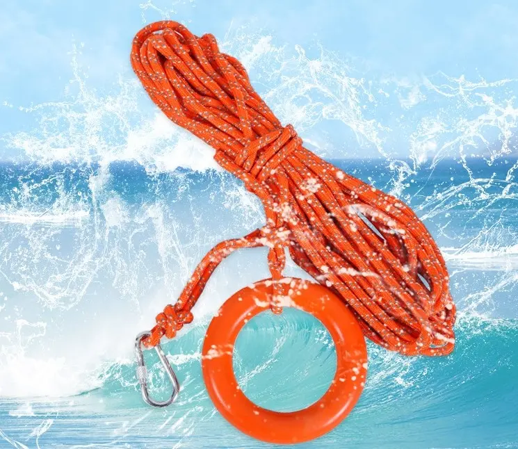 30M Lifesaving Rope 8mm Water Emergency Survival Rescue Floating Rope Line Diving Snorkeling hiking Camping Swimming Accessory