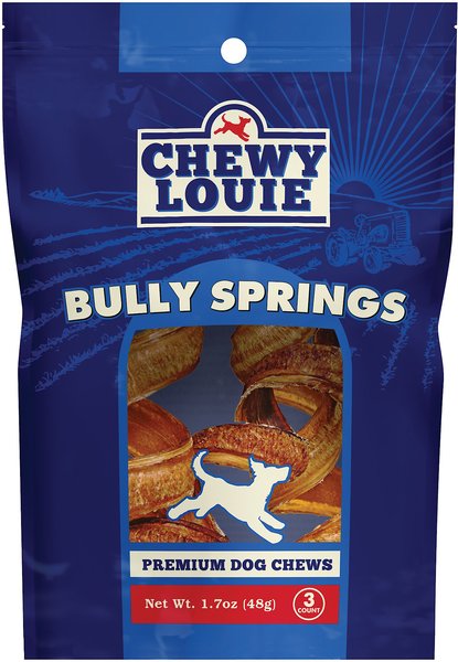 Chewy Louie Bully Springs Dog Treat