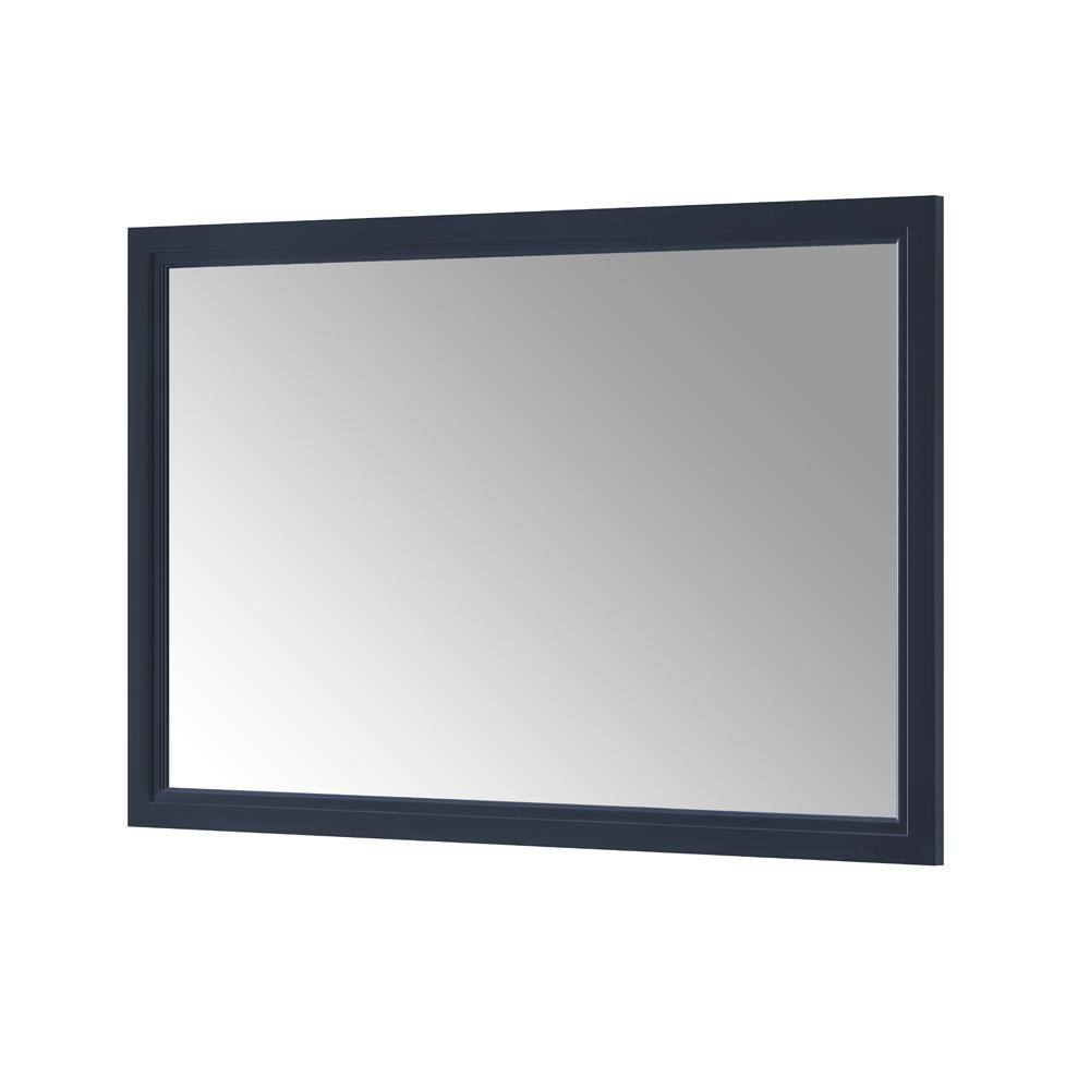 Home Decorators Collection Sandon 46 in. W x 30 in. H Framed Rectangular Bathroom Vanity Mirror in Midnight Blue Sandon MR-MB