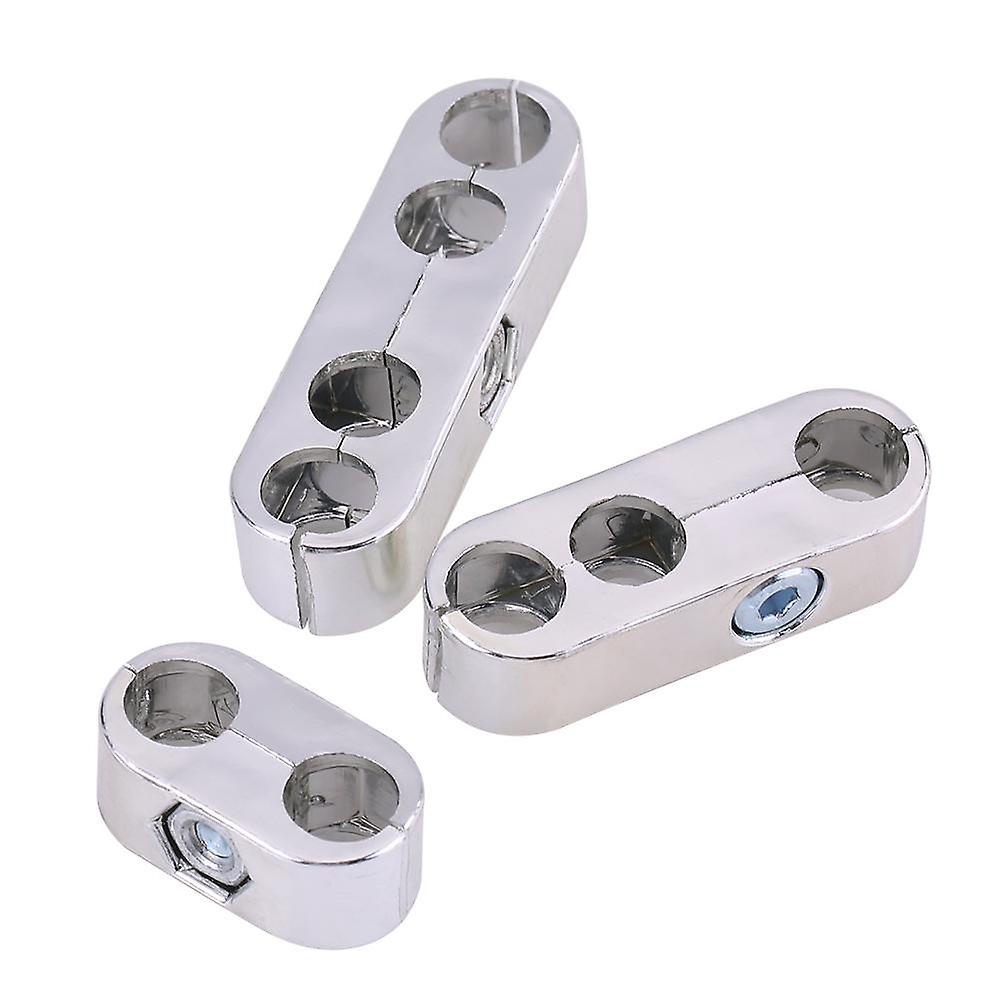 7mm 8mm Spark Plug Wire Separators Dividers Looms For Chevy Ford and Mopar Silver