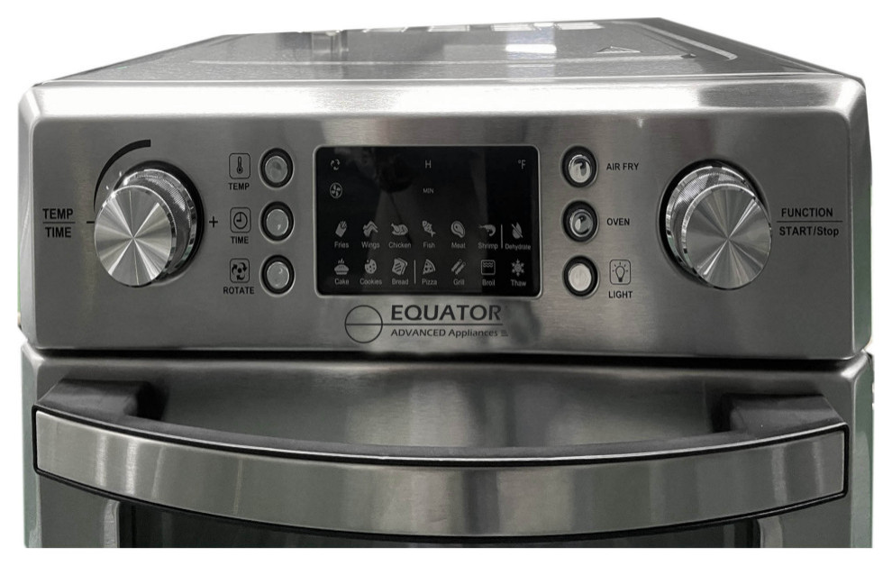 Equator 0.9cu.ft.Air Fryer+Convection Oven+Pizza Oven+Grill+Dehydrator Stainless   Modern   Ovens   by Equator  Houzz