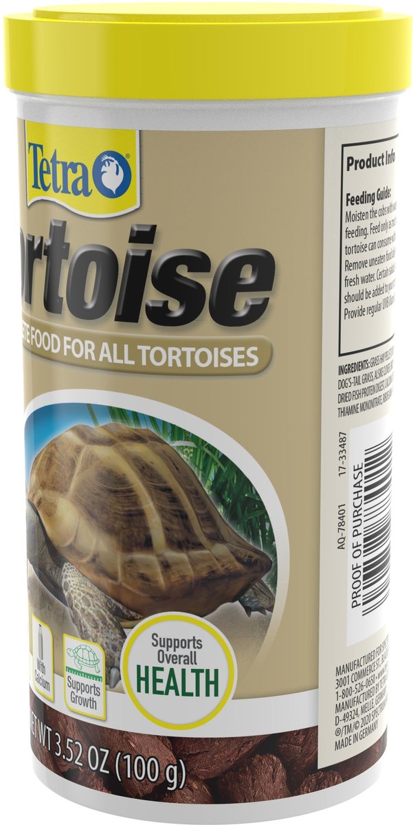 Tetrafauna Tetra Tortoise Food， 3.52-oz jar