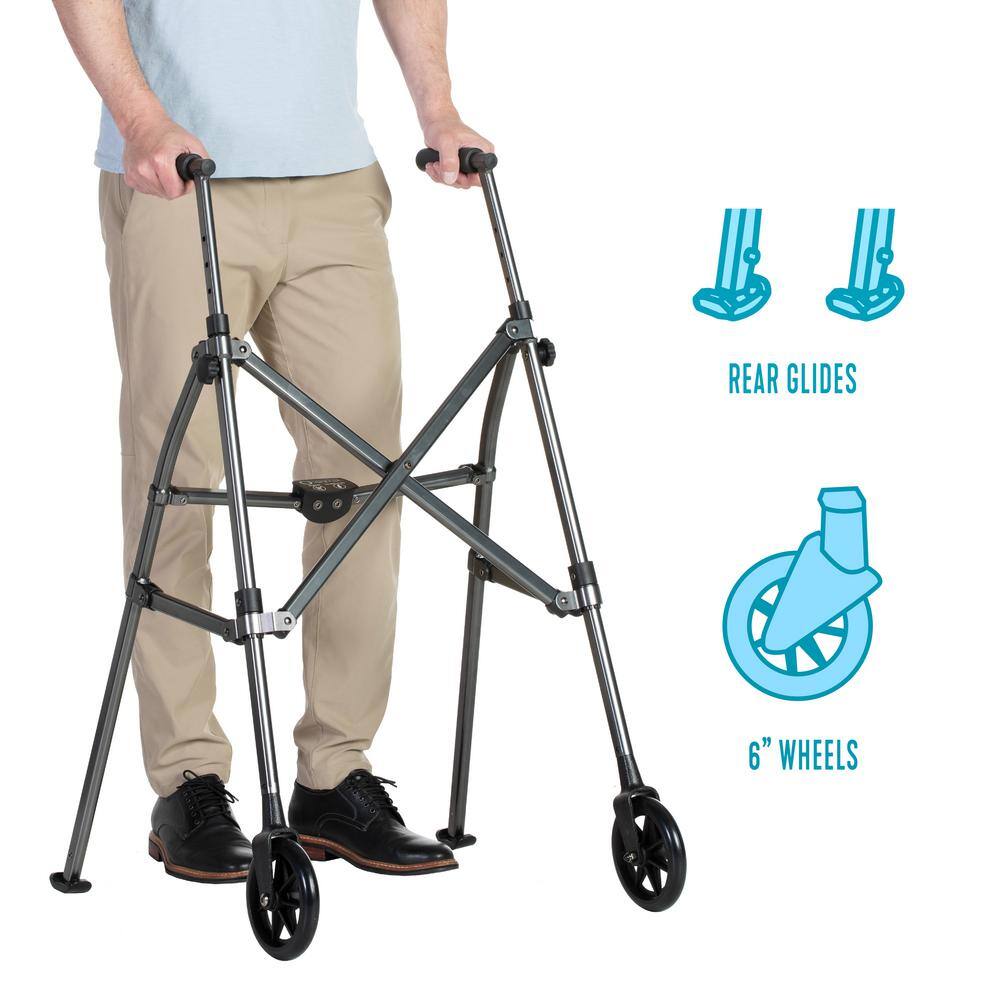 Able Life Space Saver Walker in Regal Rose 4200-R