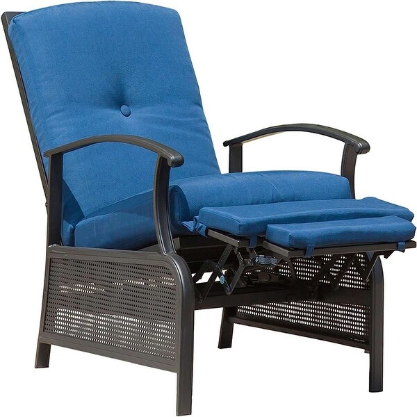 Patio Recliner Chair with Cushions