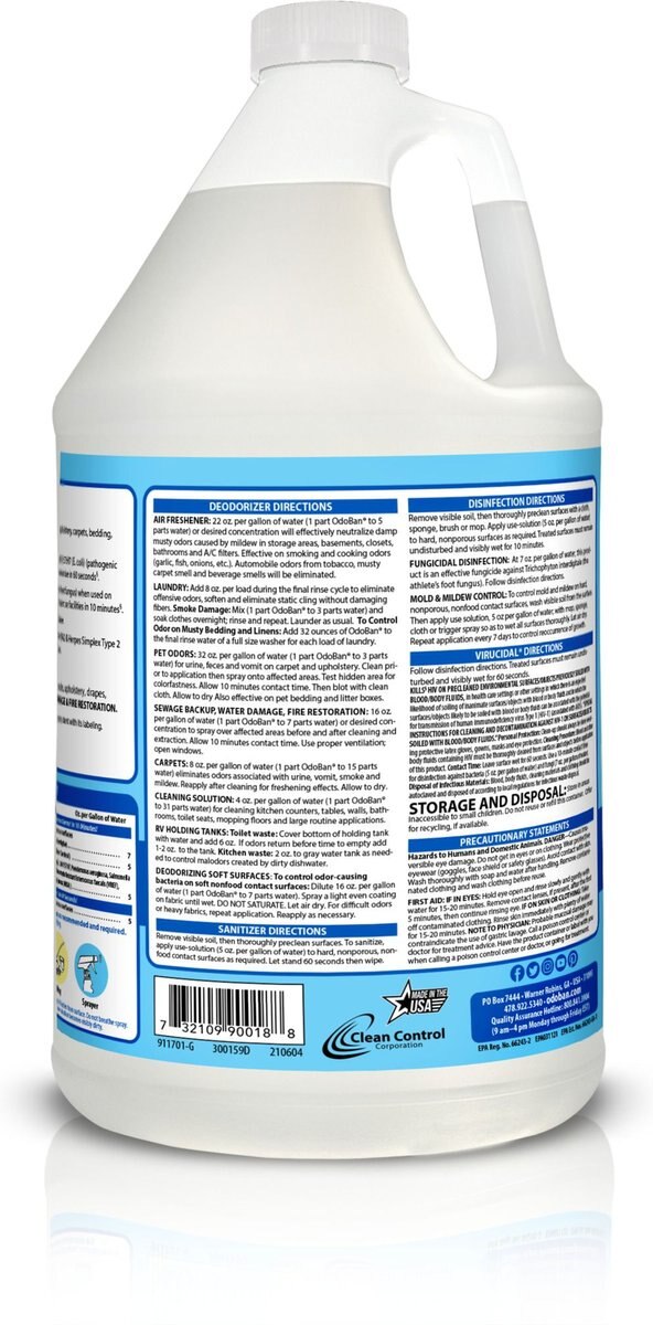 OdoBan Concentrate Fresh Linen Disinfectant， 1-gal