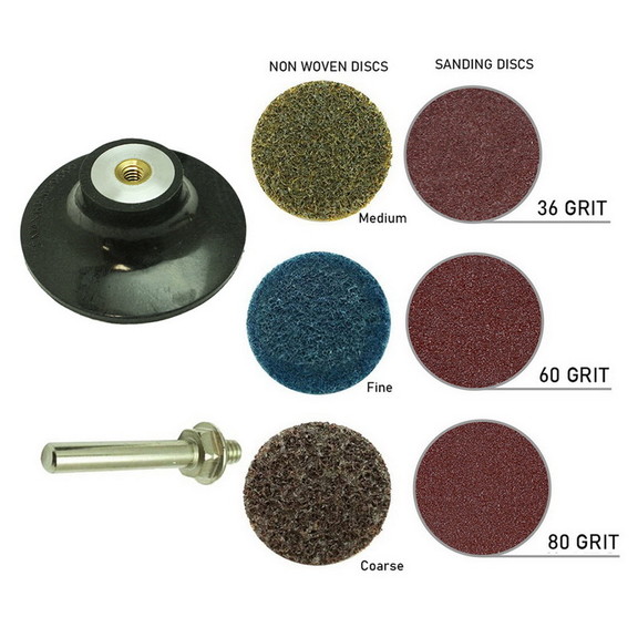 Superior Pads   Abrasives PP30K 3 Inch Diameter 7p...