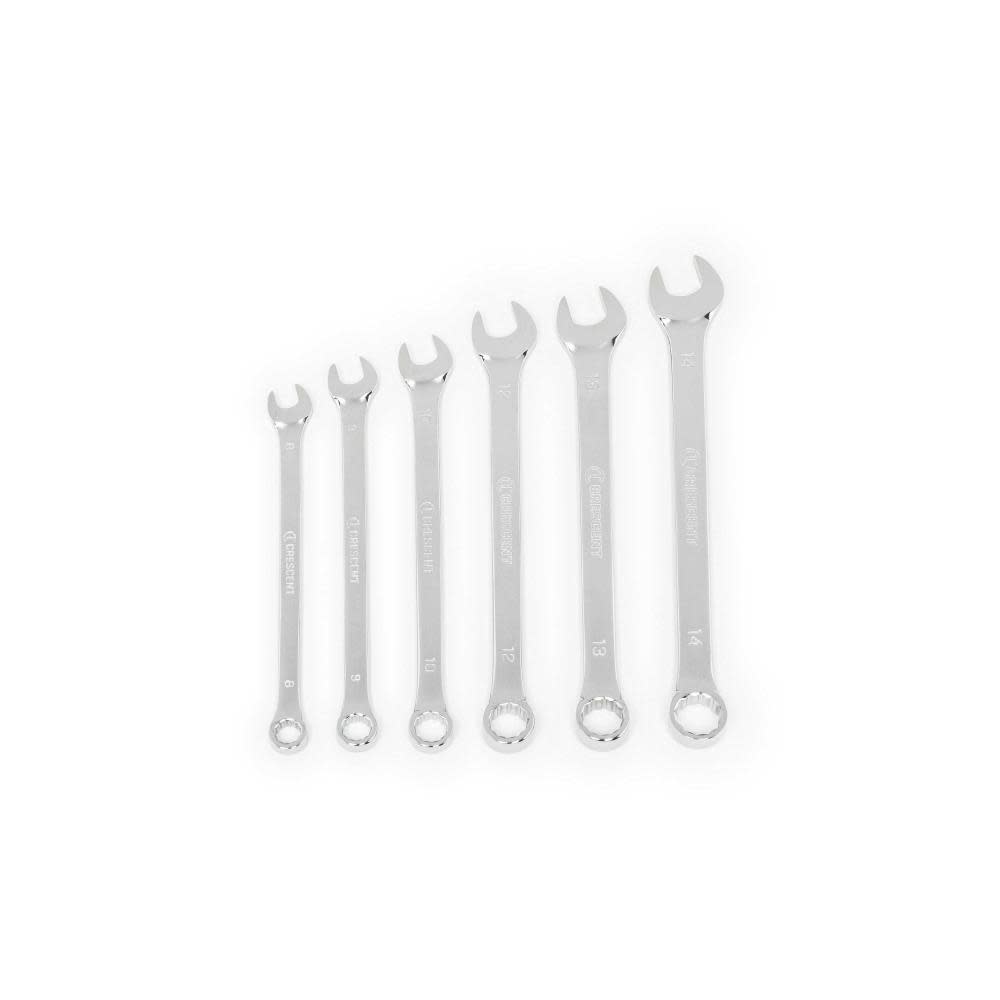 CRESCENT Metric Combination Wrench Set 12 Point 6pc