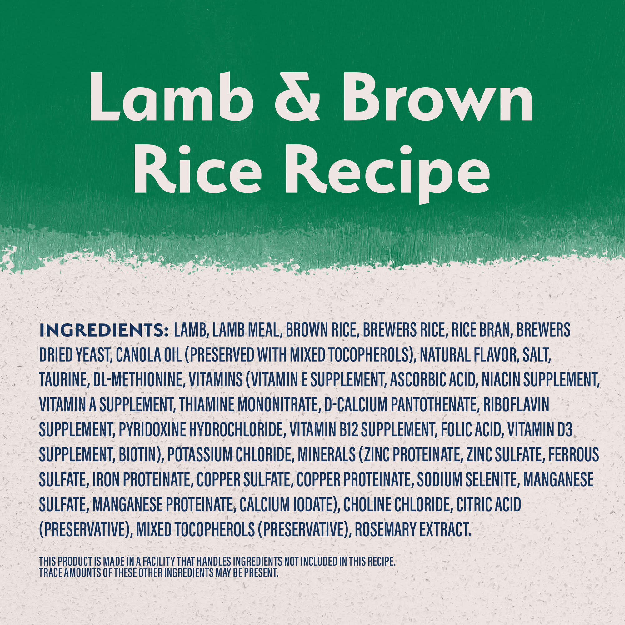 NATURAL BALANCE L.I.D. Limited Ingredient Diets Lamb amp; Brown Rice Formula Dry Dog Food， 24 lbs.