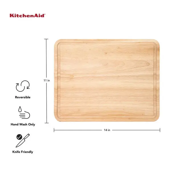 KitchenAid 11x14-Inch Classic Wood Cutting Board