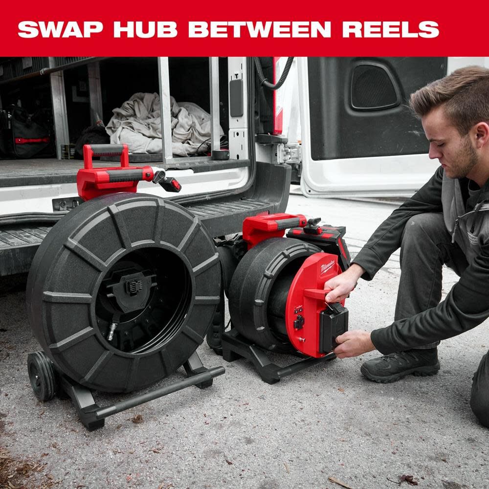 Milwaukee M18 100 Flexible Pipeline Inspection Reel 2972-20 from Milwaukee