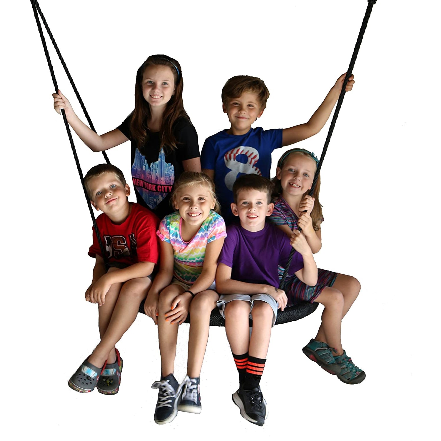 M and M Sales Enterprises Web Riderz Kids Adjustable Hanging Outdoor Rope Swing