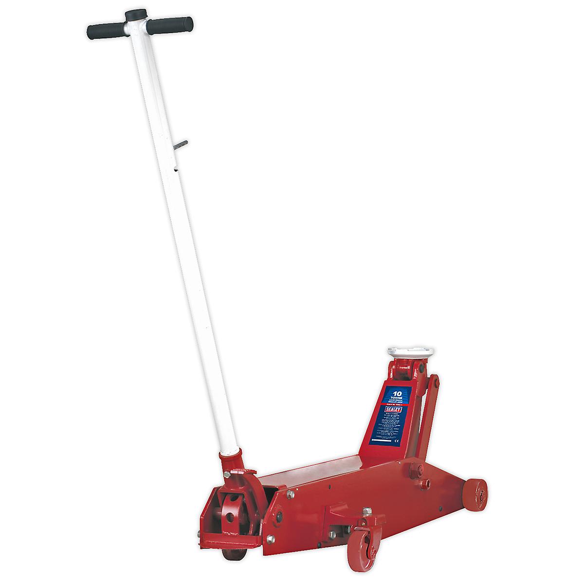 Sealey 10Qj Trolley Jack 10Tonne Long Reach