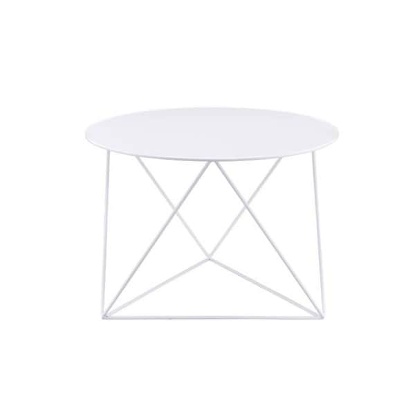 Modern Geometric Metal Accent Table