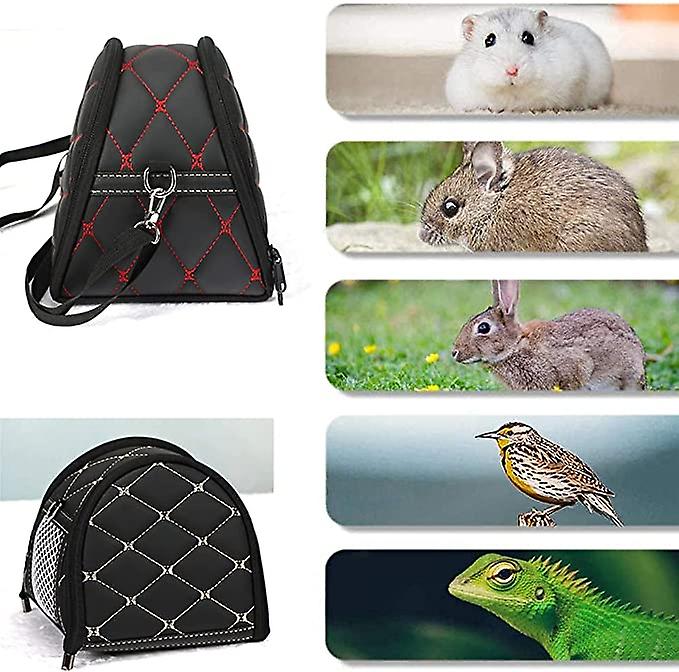 Small Animal Carrier Hamster Carrier Bag Small Animal Portable Breathable Outgoing Bag For Guinea Pig Hedgehog Squirrel Chinchilla And Other Similar S