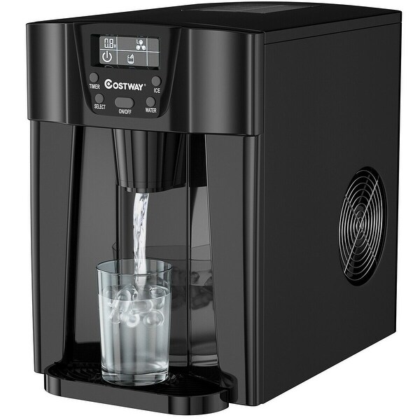 2-In-1 Ice Maker Water Dispenser 36lbs/24H LCD Display - 10