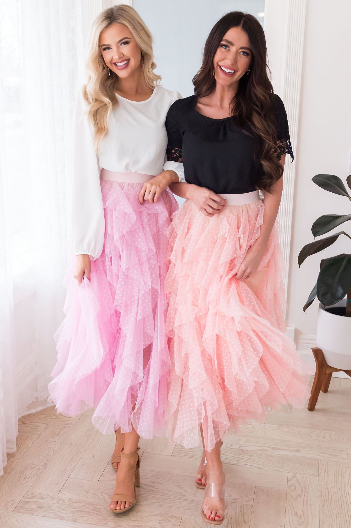 Polka Dot Party Tulle Skirt