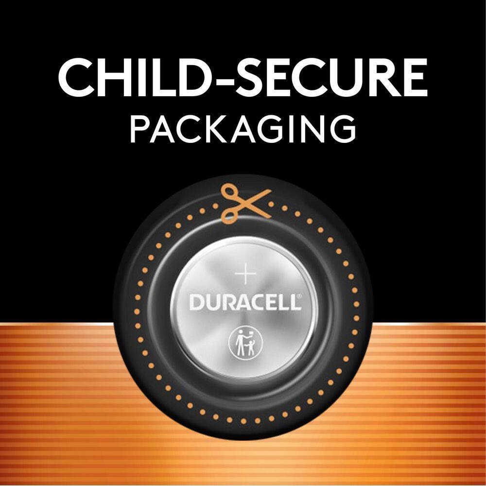 Duracell CR2025 3V Lithium Battery 2 Count Pack Bitter Coating Helps Discourage Swallowing 004133303535