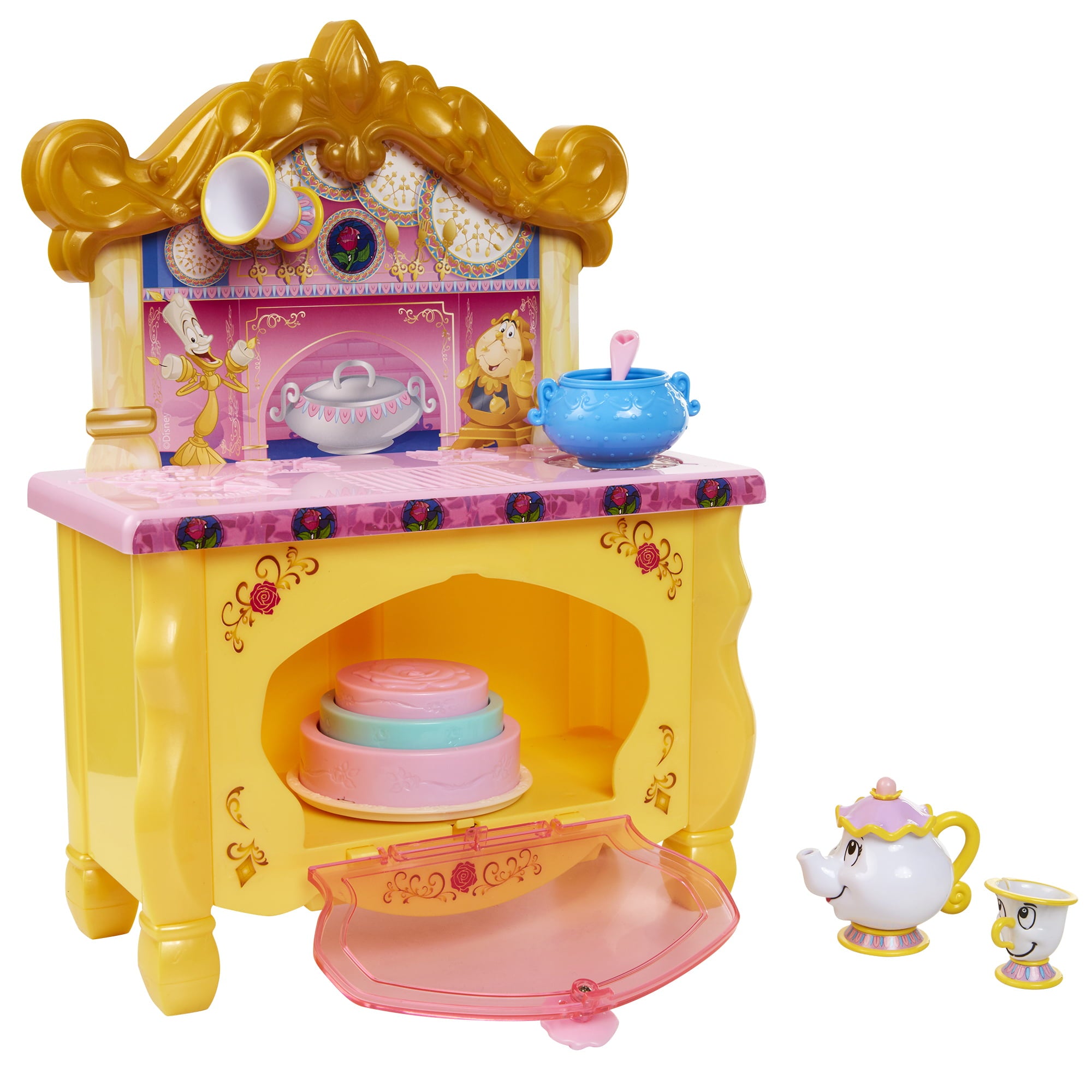 Disney Princess Belle’s Enchanted Kitchen with Lights and Sounds for Girls Ages 3 Year and up