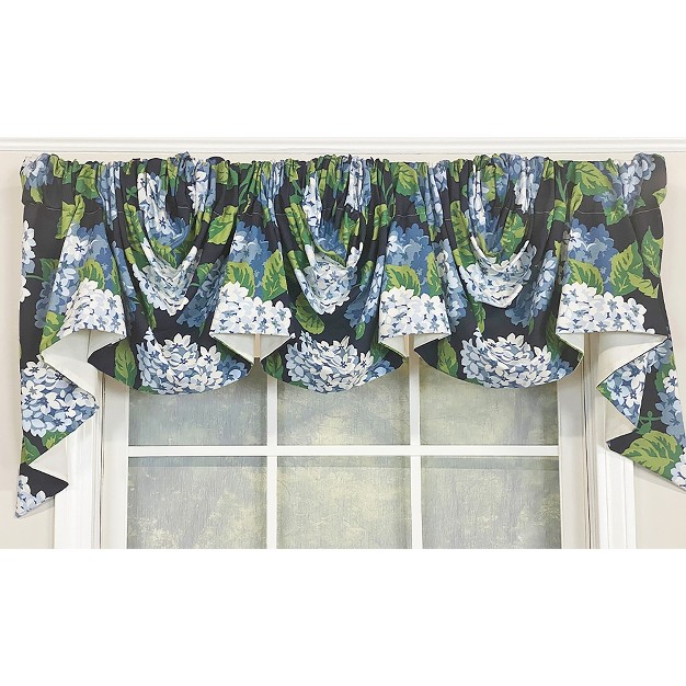 Hydrangea Empire High quality Window Valance Up To 48in Or 60in By Rlf Home