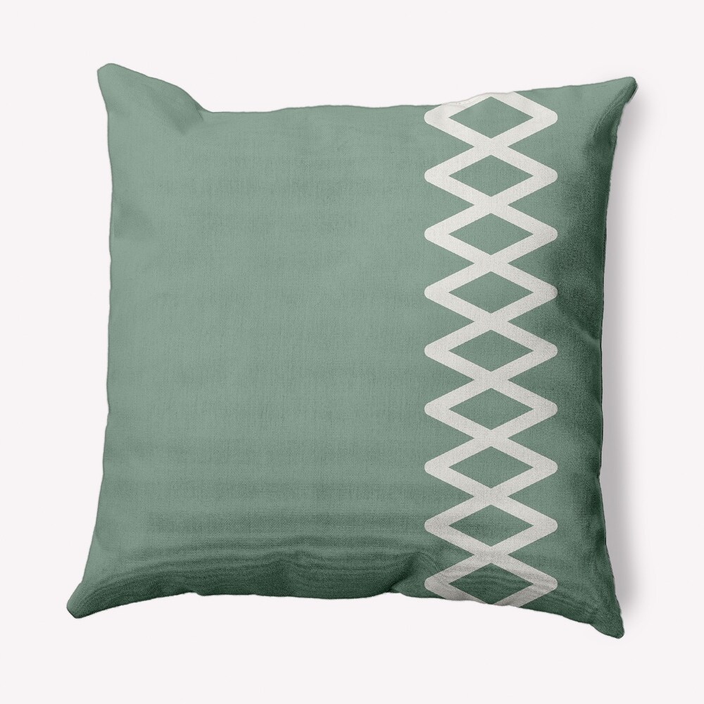 Zipper Stripe Nautical Decorative Indoor Pillow