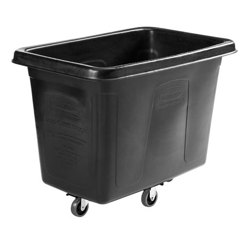 Rubbermaid 1867538 Cube Truck， 12 Cubic Feet， Black