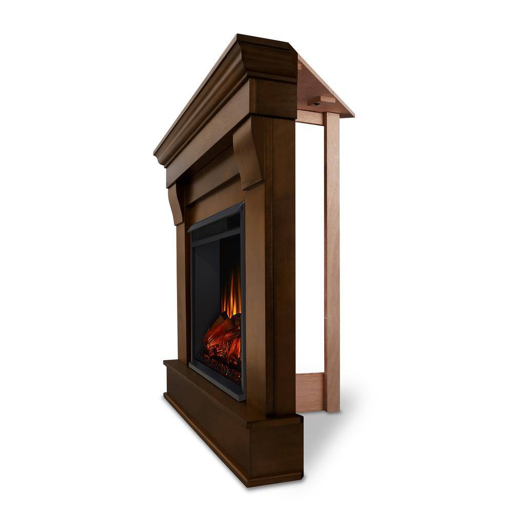 Real Flame Chateau 41 in. Corner Electric Fireplace in Espresso 5950E-E