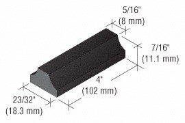 CRL U.S. Aluminum SB513 Setting Blocks For 1/4 to...