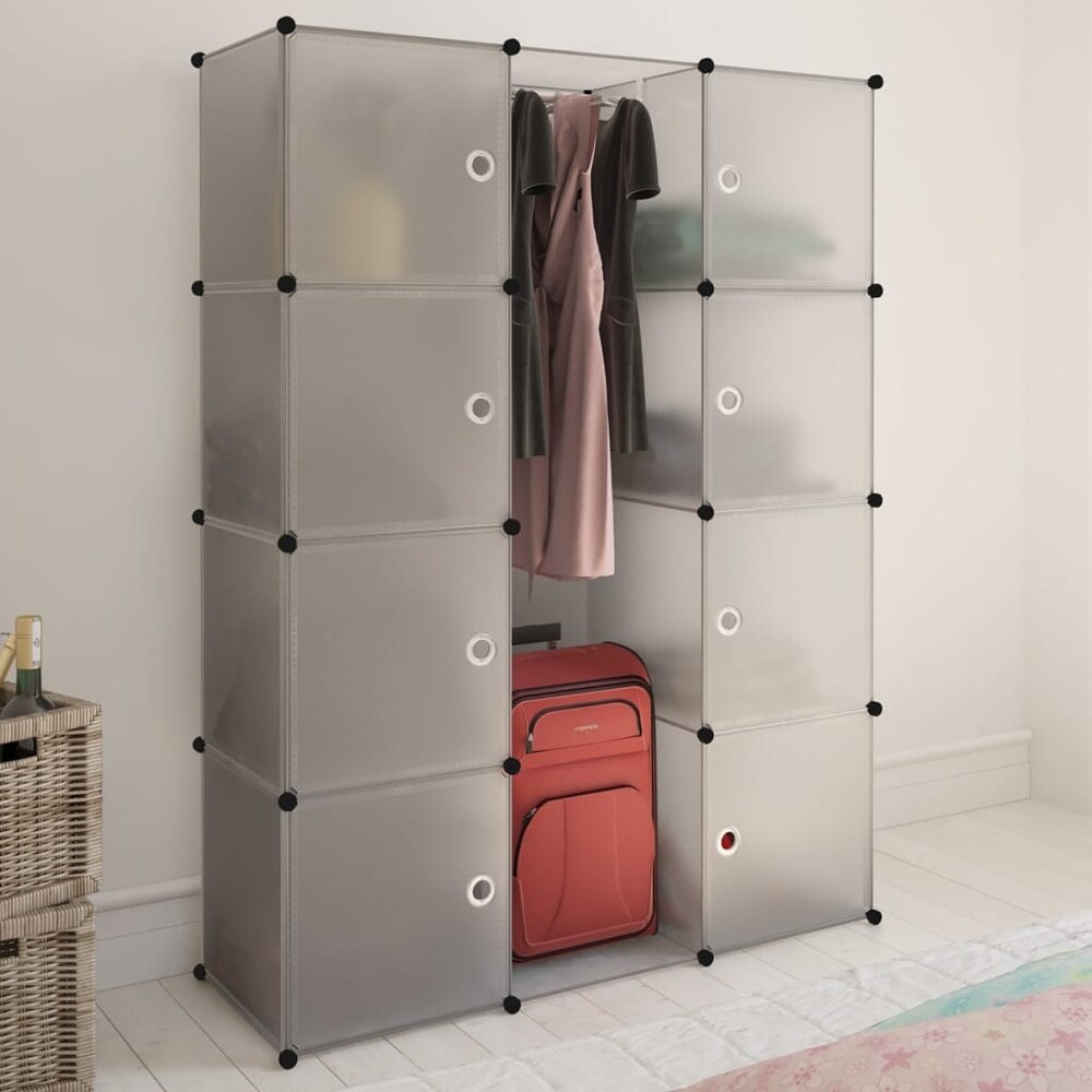 vidaXL Modular Cabinet with Compartments Storage Organizer for Living Room