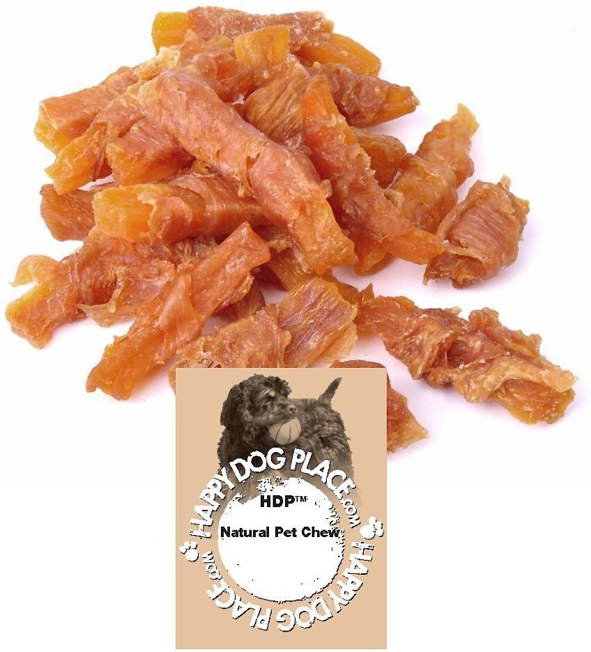 HDP Chicken and Sweet Potato Strips Dog Treats， 2-lb bag