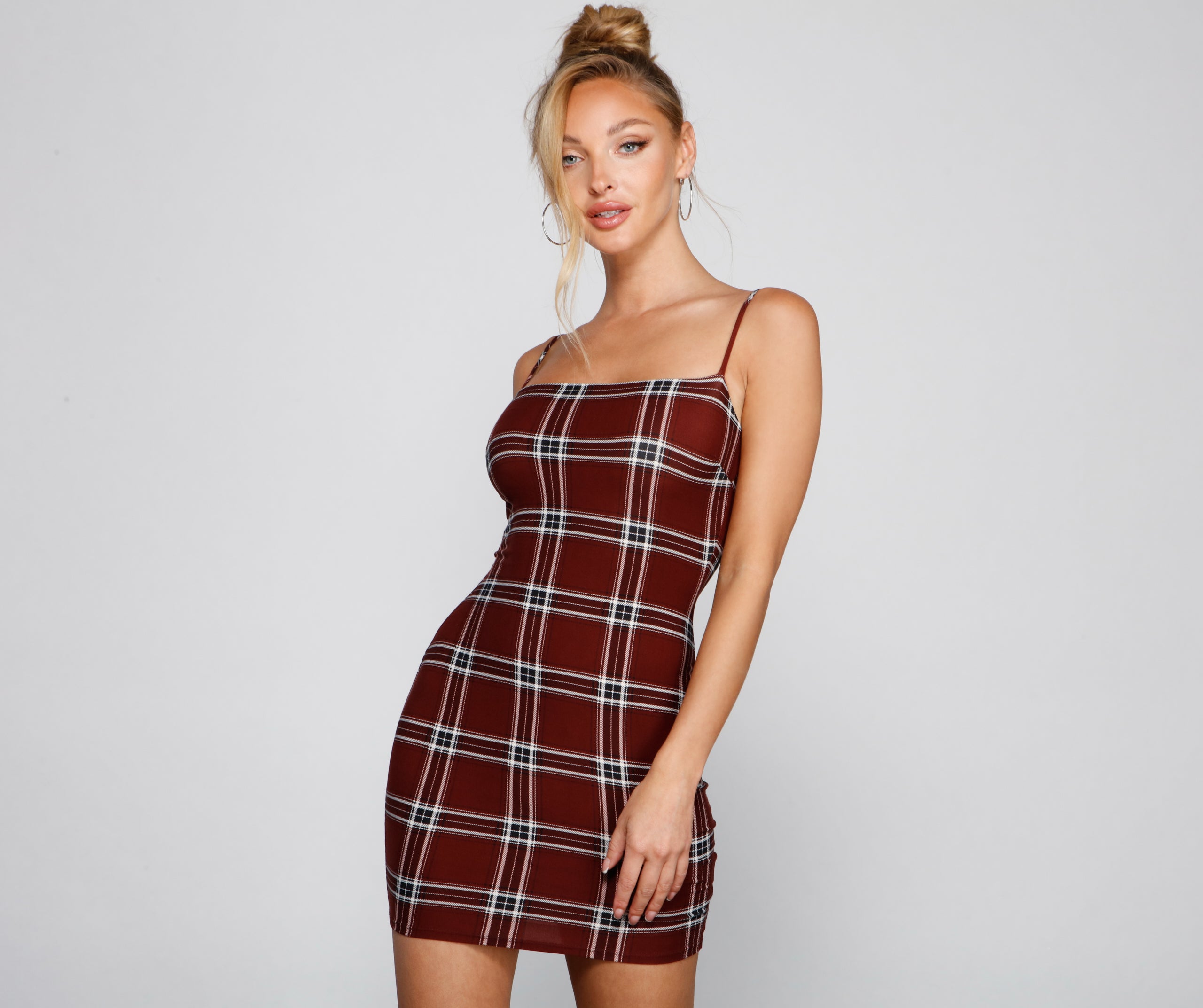 Pretty In Plaid Mini Dress