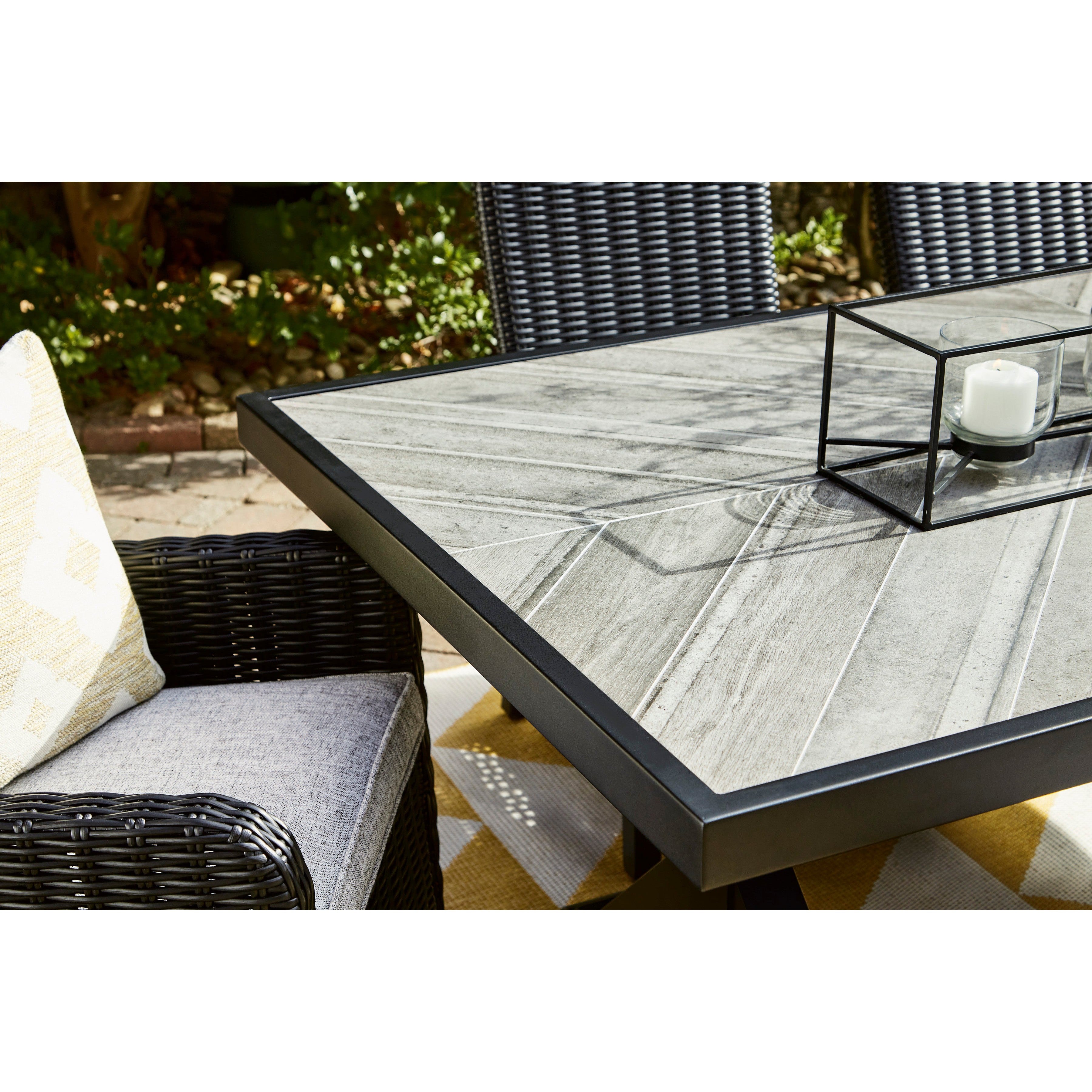 Fire Island Black Outdoor Dining Sets