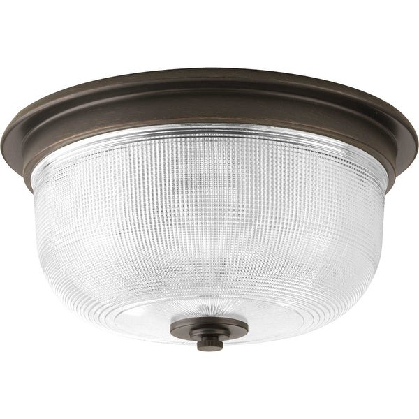 P3740 Archie 2 Light 12 Wide Flush Mount Bowl Ceiling Fixture - Brass