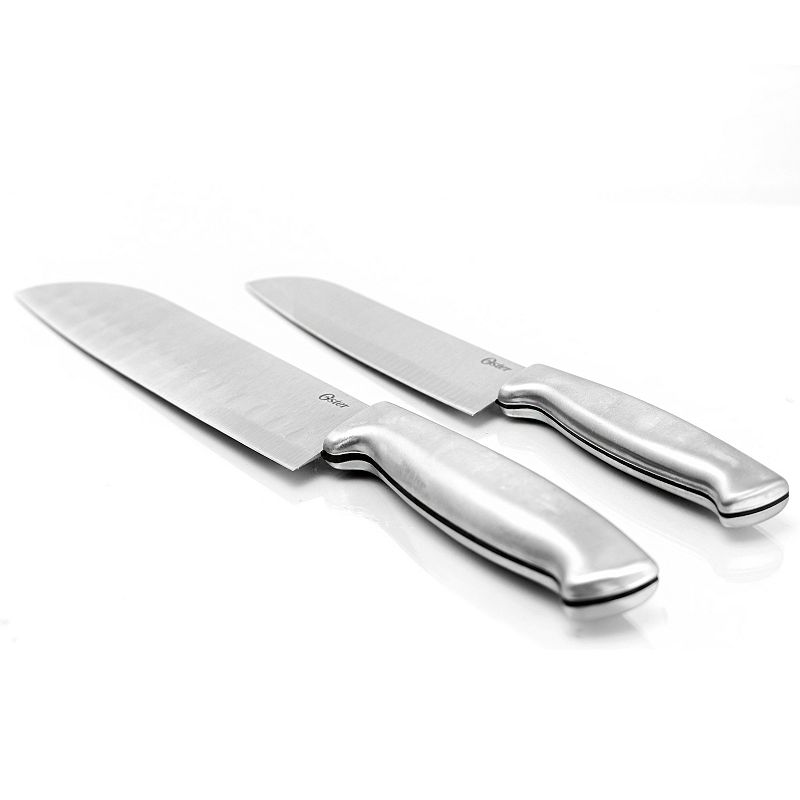 Baldwyn 2 Piece Stainles Steel Santoku Knife Set