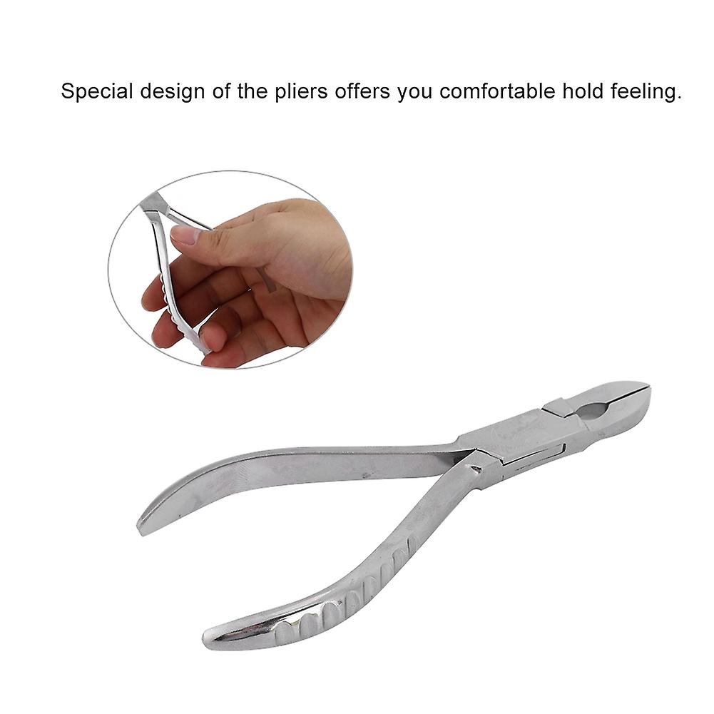 Stainless Steel Ring Closing Pliers Body Piercing Pliers Tools Clamp Forceps