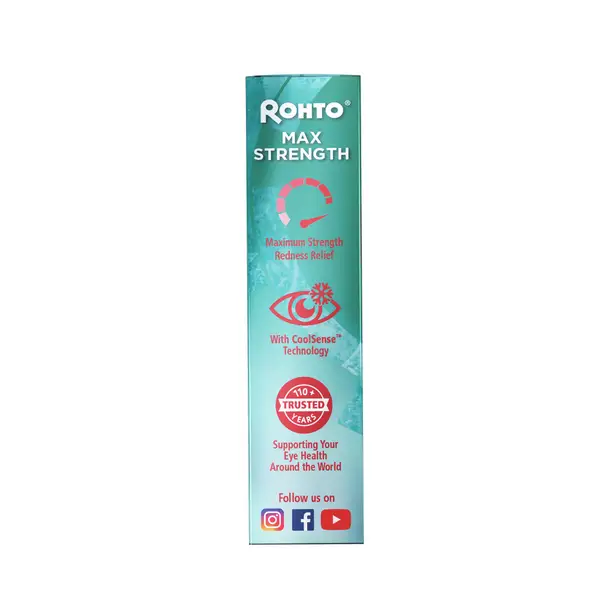 Rohto Cool Max Strength Redness Relief Eye Drops