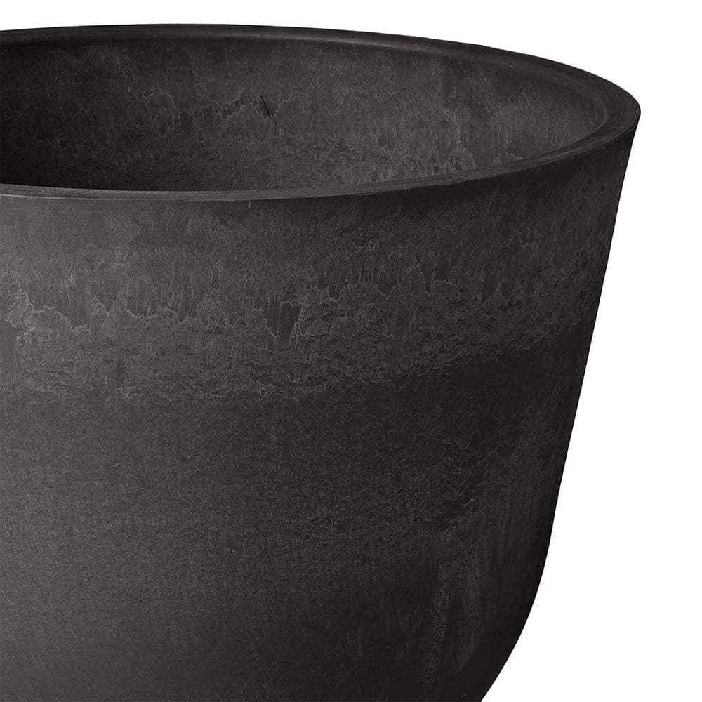 Arcadia Garden Products Classical 15 in. x 15 in. Black PSW Urn BC38BK