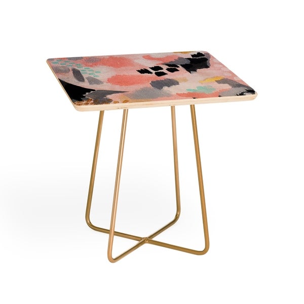 Laura Fedorowicz Serenity Abstract Round Side Table