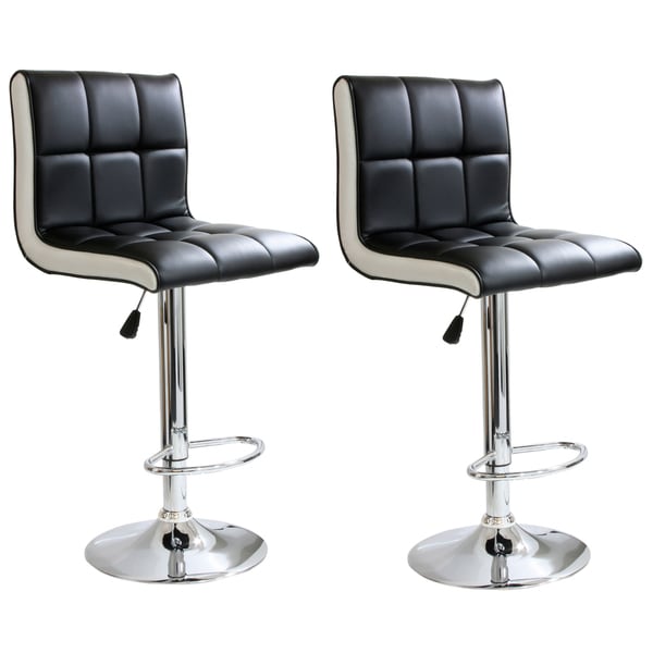 AmeriHome 2-tone Padded Bar Stool (Set of 2)