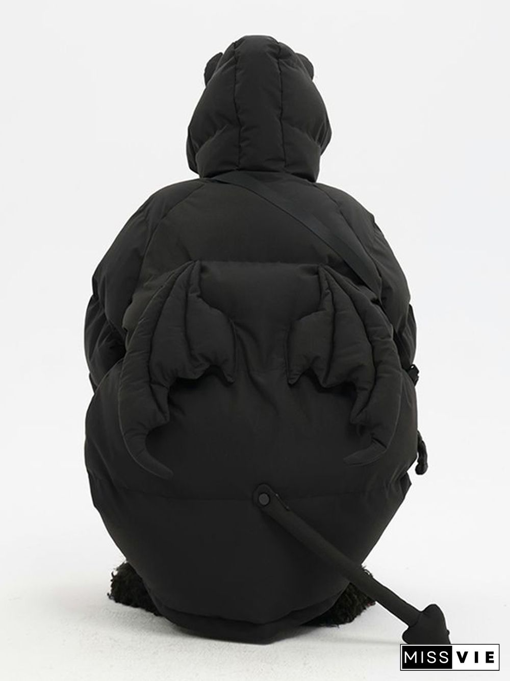 Little Monster Styling Hooded Oversized Jacket