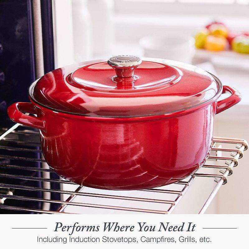 Merten and Storck German Enameled Iron 5.5-qt. Dutch Oven