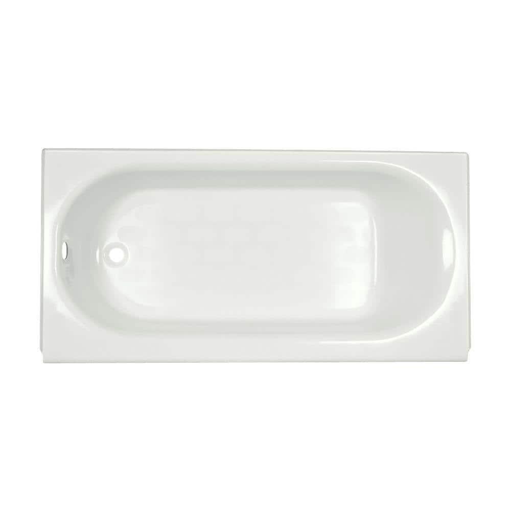 American Standard Princeton 72 in x 100 in Soaking Bathtub with Left Hand Drain in White