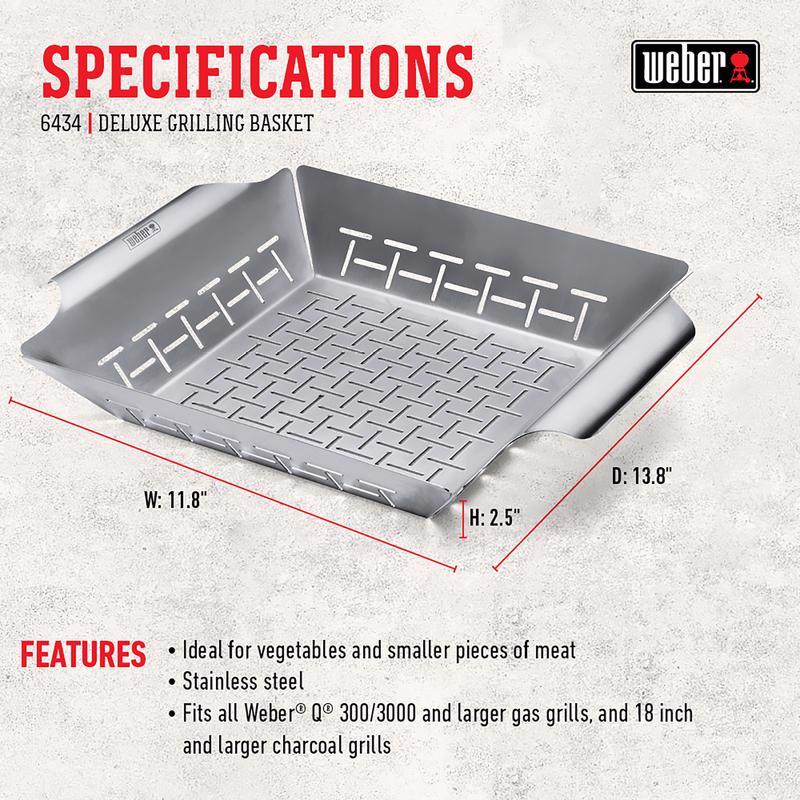 GRILL BASKET 13.8X11.8